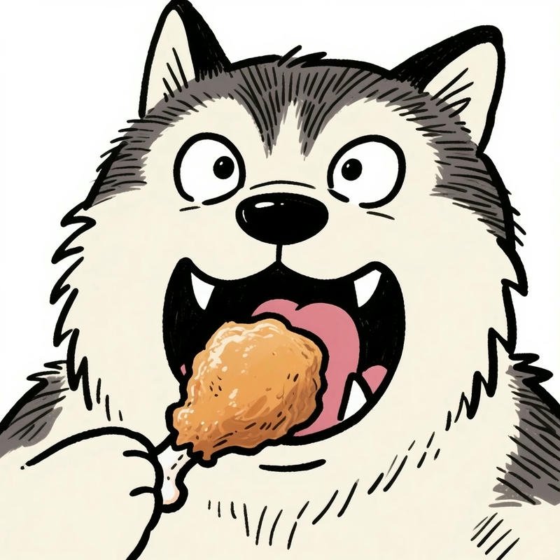 Avatar chủ đề ăn uống thể hiện niềm vui thưởng thức