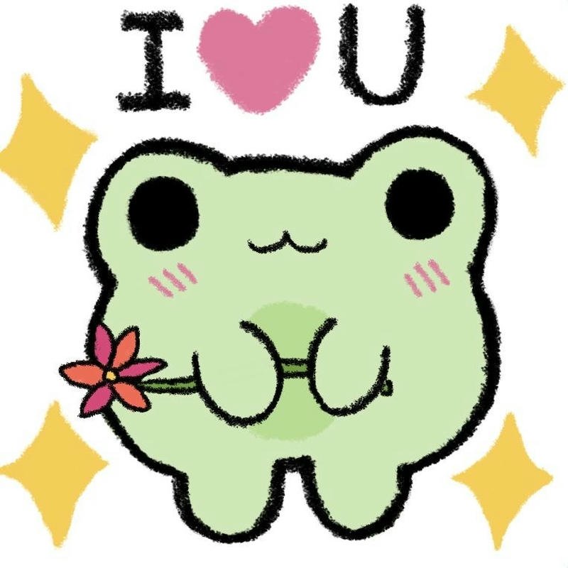 Avatar chữ i love you thể hiện tình yêu dễ thương