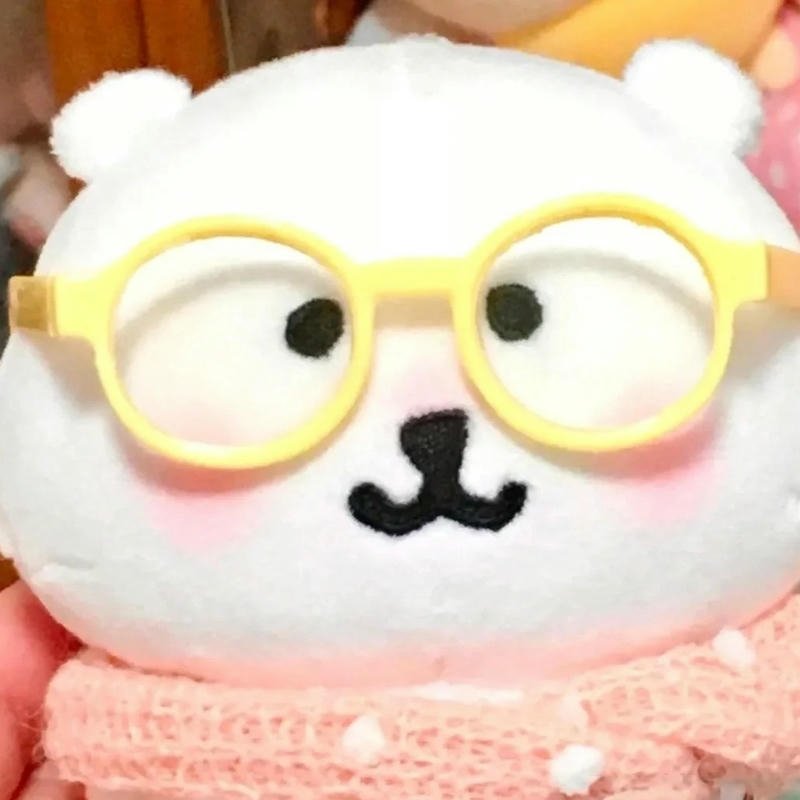 Avatar gấu bông đeo kính phong cách ngộ nghĩnh giàu điểm nhấn