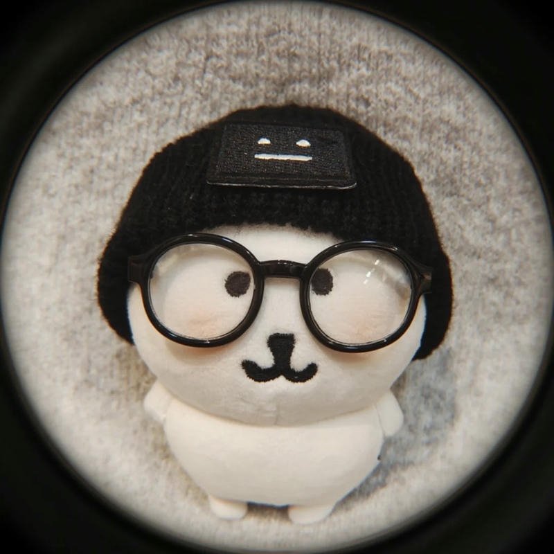 Avatar gấu bông đeo kính phong thái vui nhộn đầy ấn tượng