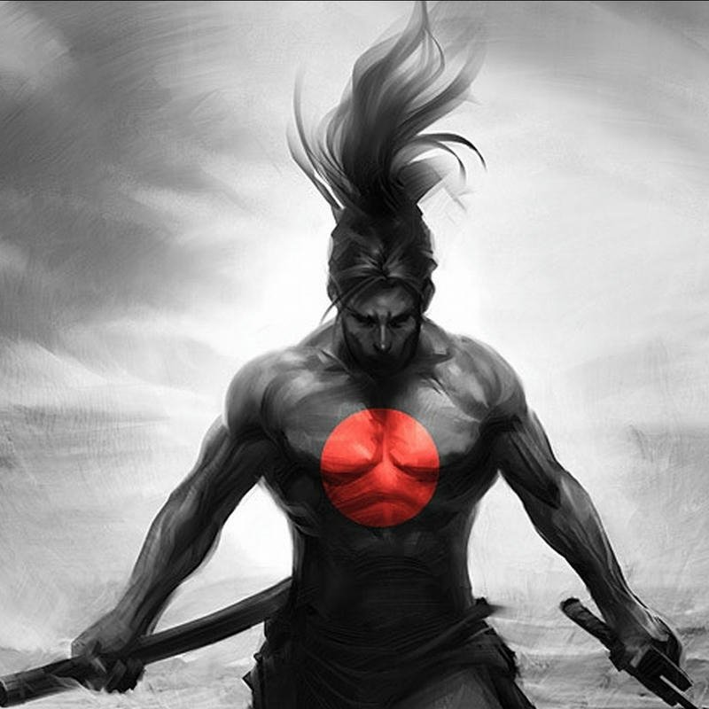 Avatar nhân vật yasuo khí chất mạnh mẽ