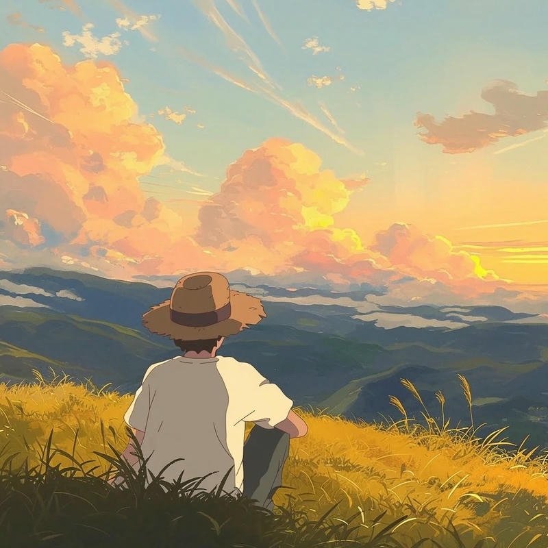 Avatar phong cảnh cute tông màu pastel nhẹ nhàng cuốn hút