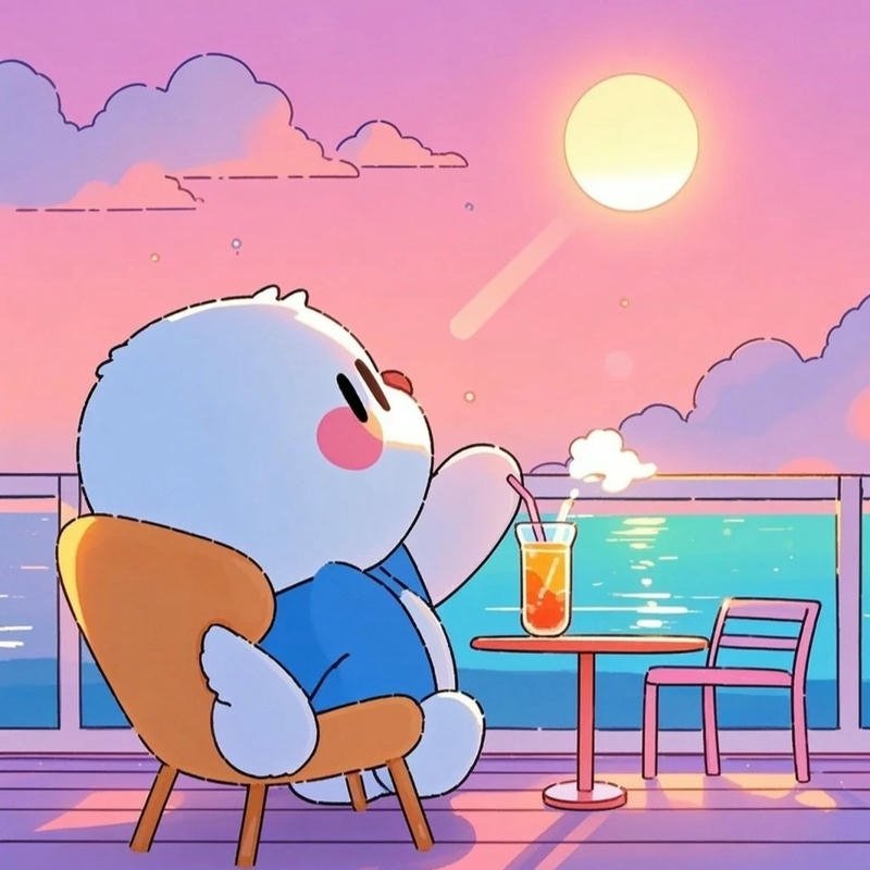 Avatar phong cảnh cute tông màu tươi sáng rất cuốn hút