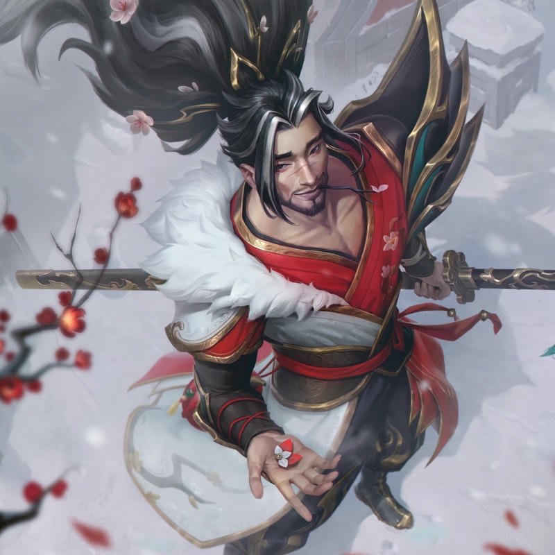 Avatar yasuo khí chất lạnh lùng mang nét cuốn hút riêng