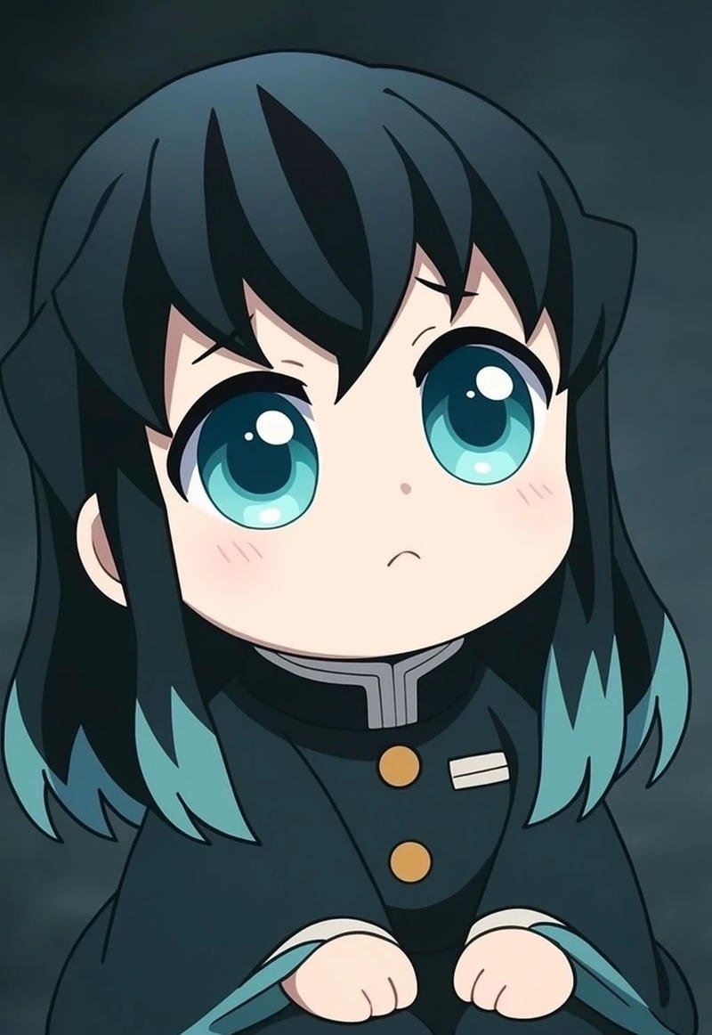 Biểu cảm buồn của hình ảnh chibi nam buồn