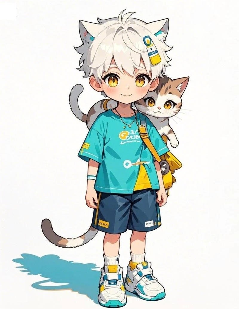 Biểu cảm đáng yêu của chibi nam trong ảnh