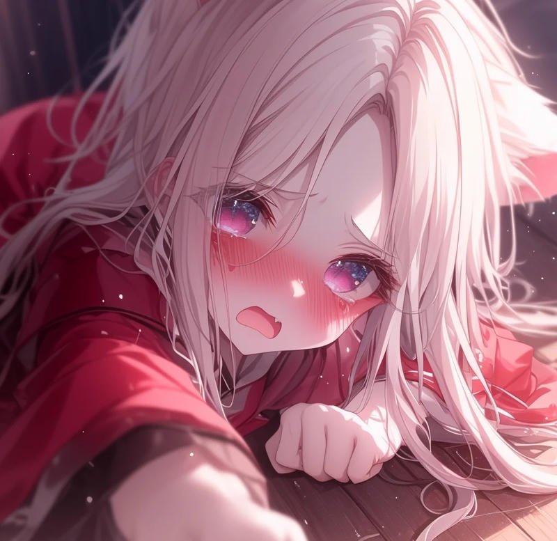 Cảm xúc cô đơn thể hiện qua giọt nước mắt