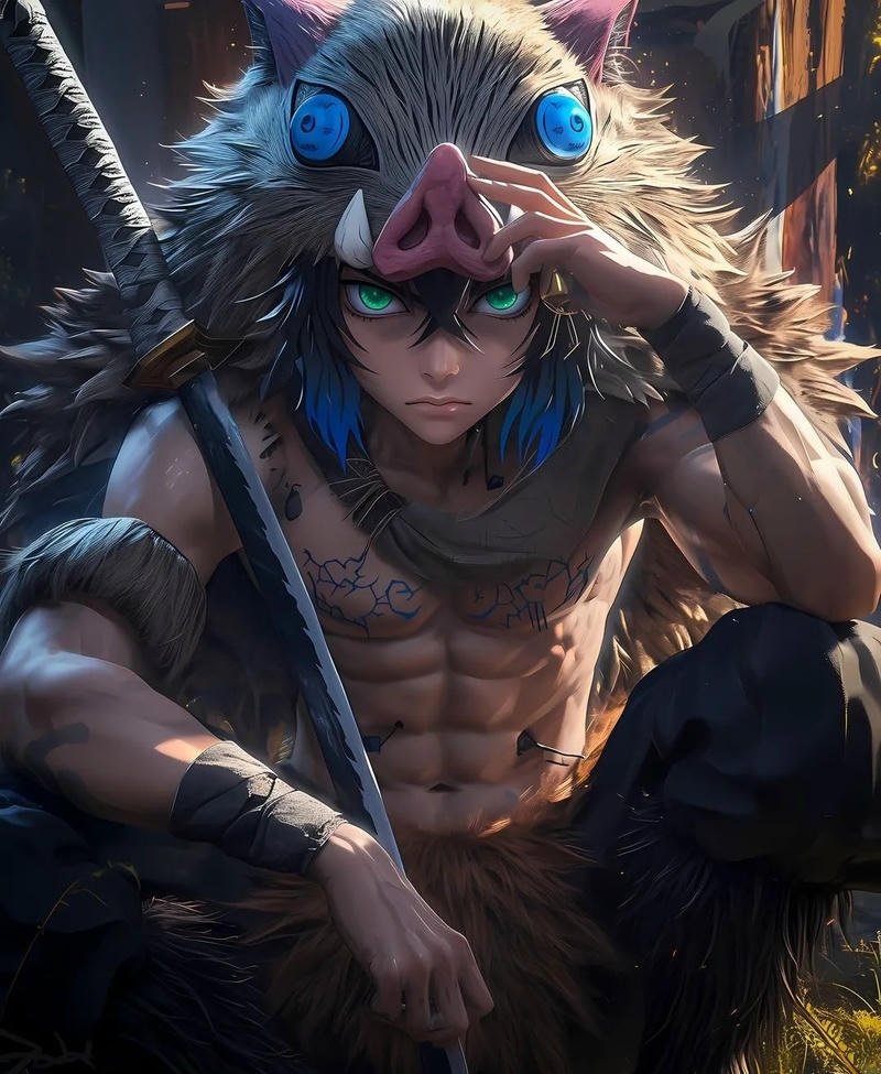 Cảnh Inosuke đối đầu kẻ thù trong trận chiến kịch tính