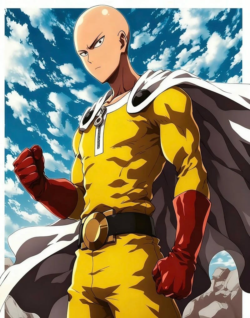 Chuyển động ra đòn nhanh của Saitama trong anime