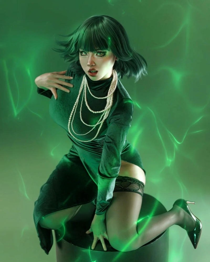 Cosplay Fubuki toát lên thần thái sắc lạnh