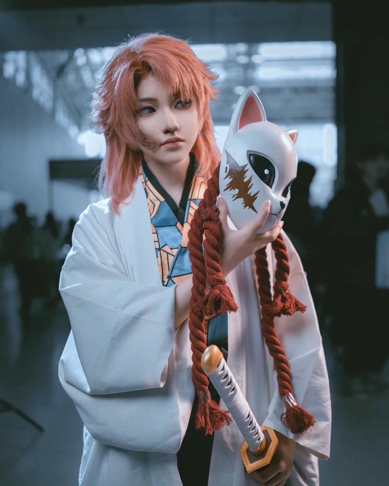 Cosplay kimetsu no yaiba biểu cảm chân thật sống động
