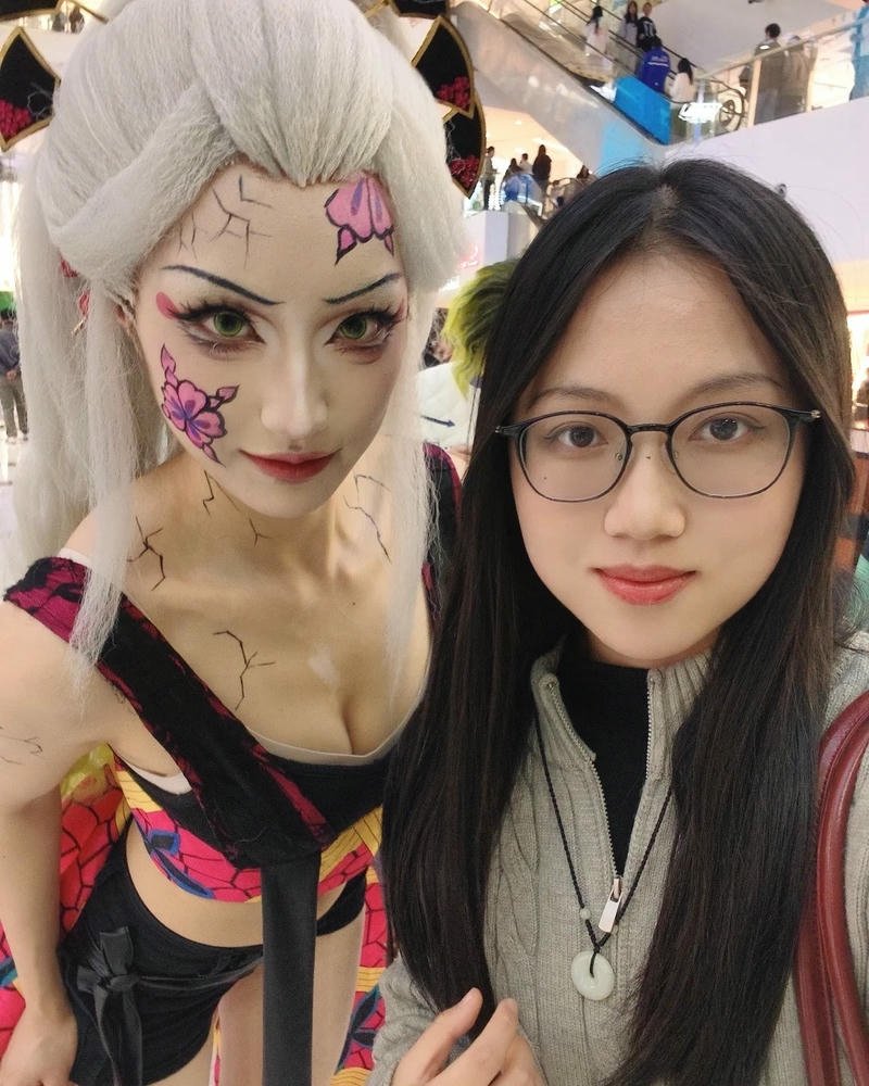 Cosplay kimetsu no yaiba đường nét trang phục sắc sảo