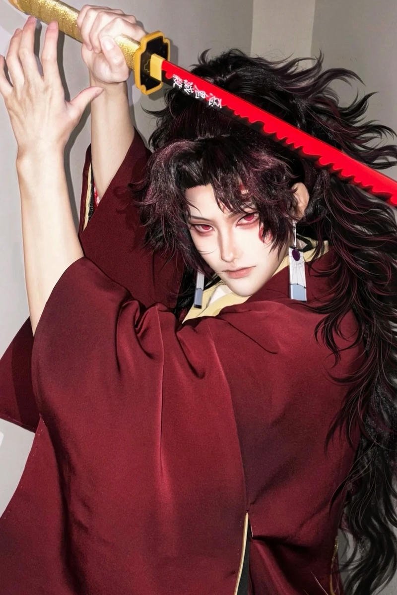 Cosplay kimetsu no yaiba hiệu ứng hình ảnh sinh động