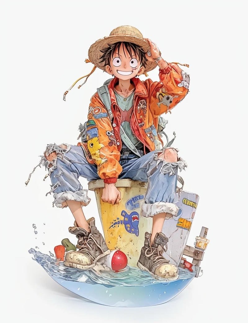 Download ảnh Luffy cute anime cho điện thoại