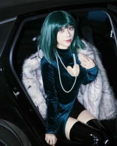 Fubuki cosplay ánh nhìn sắc lạnh đầy mê hoặc