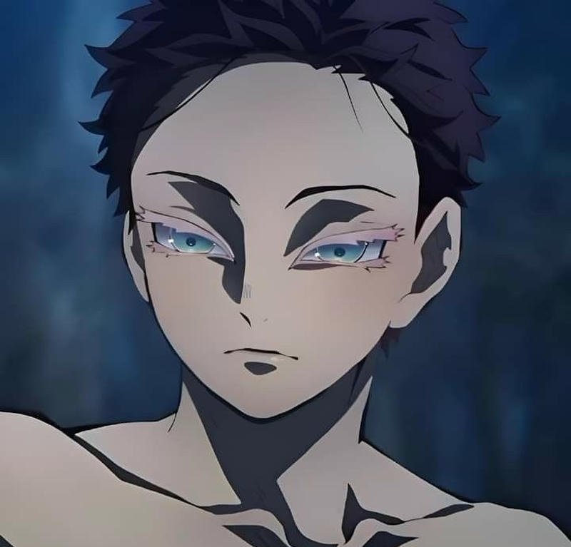 Hình Akaza cute phiên bản chibi đáng yêu