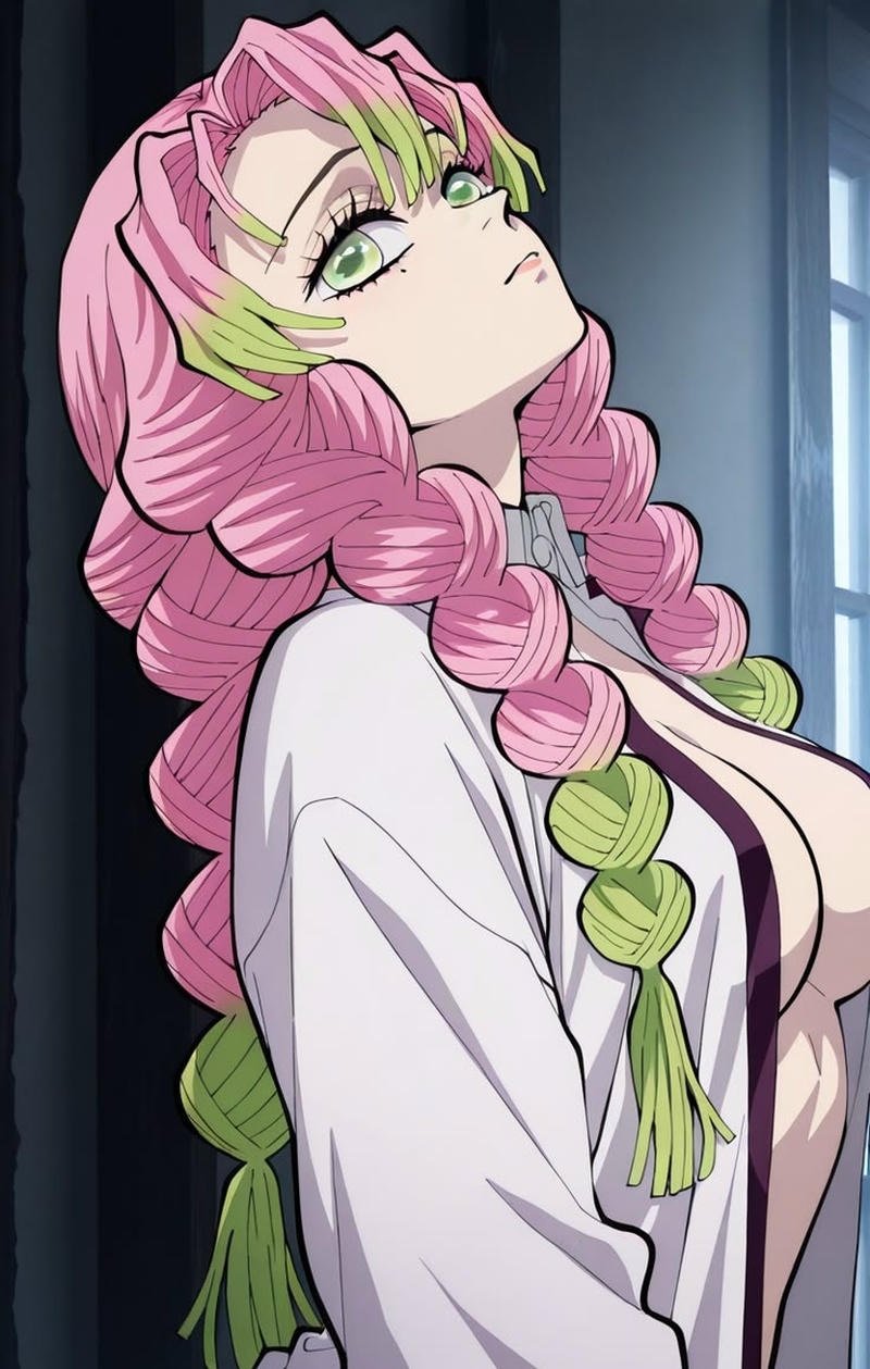 Hình Mitsuri 4K với hiệu ứng ánh sáng lung linh