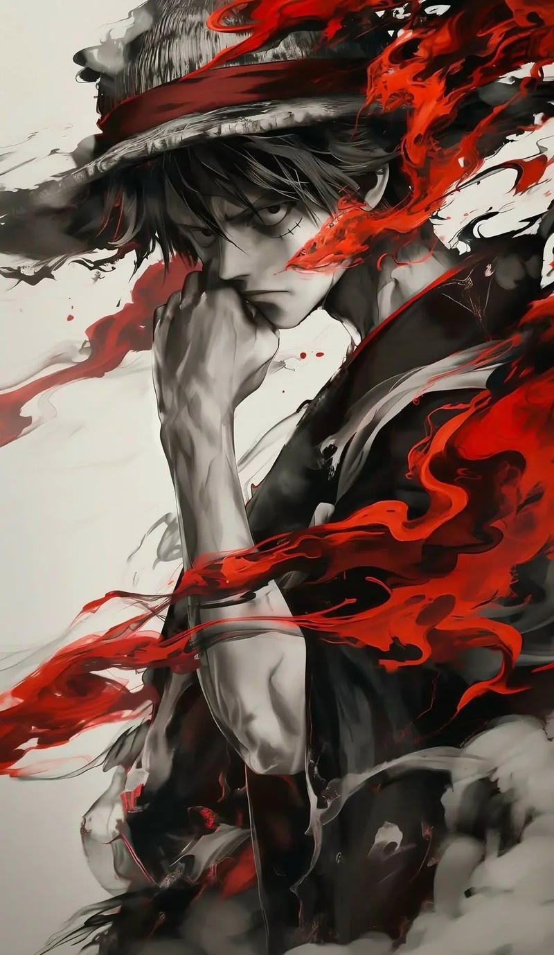 Hình ảnh Luffy trong hành trình hải tặc nổi bật