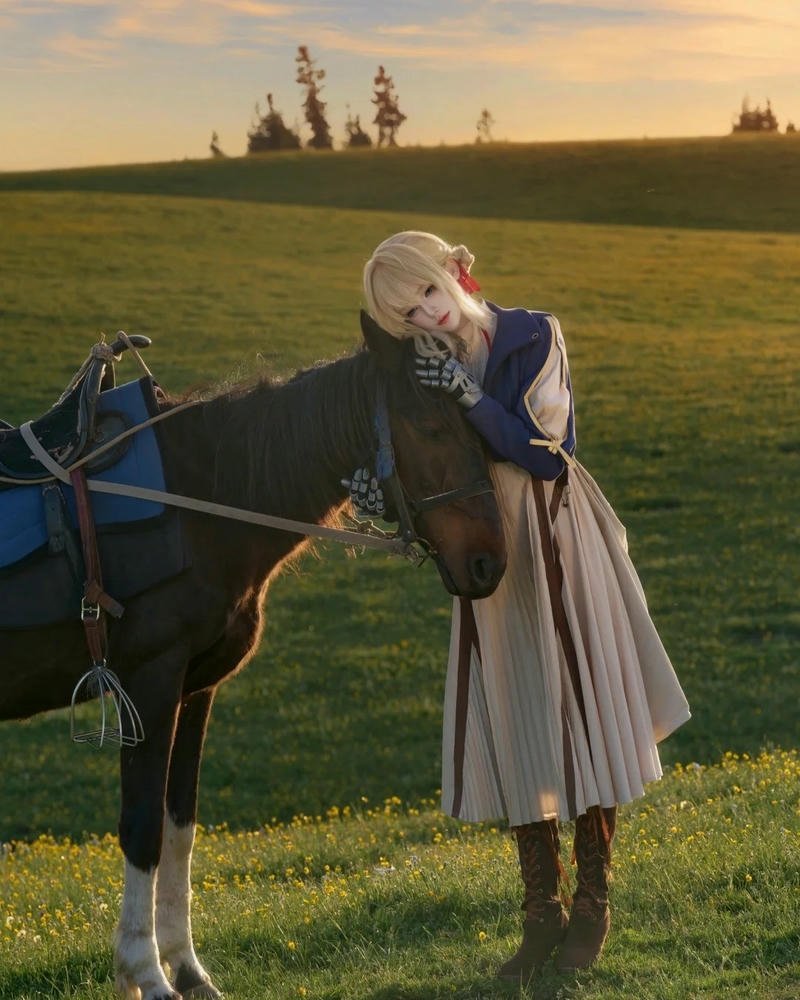 Hình ảnh Violet Evergarden mang vẻ đẹp tinh khôi