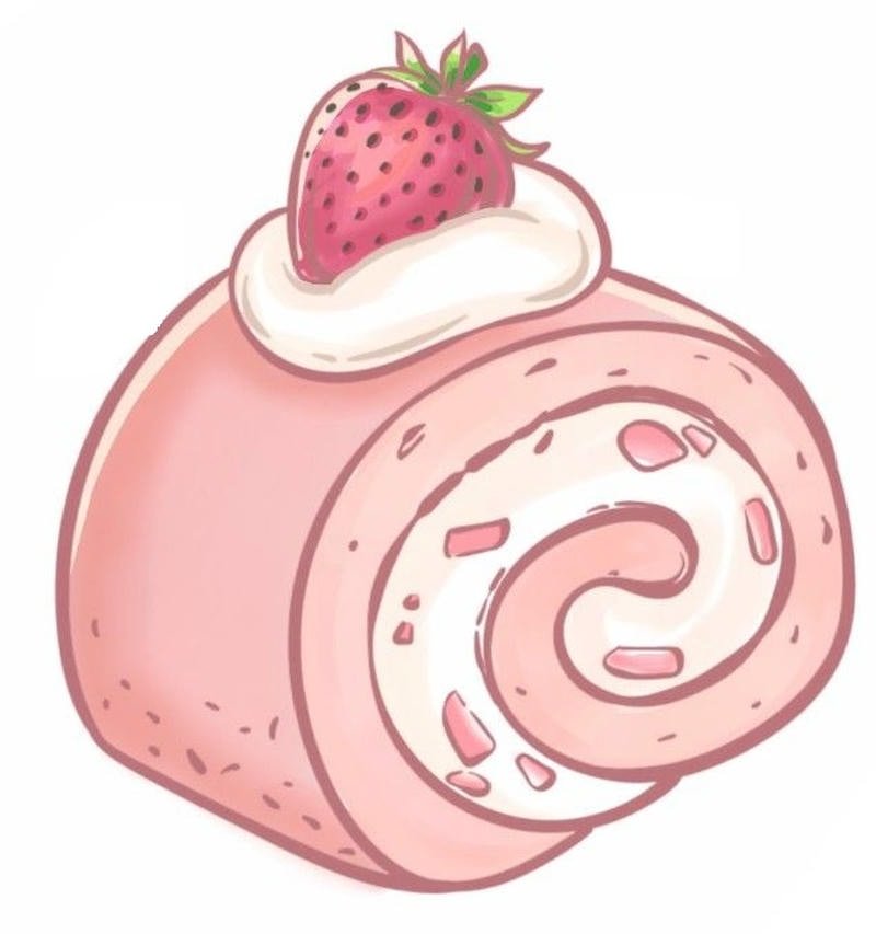 Hình ảnh anime đồ ăn với món ngọt đáng yêu