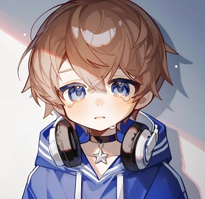 Hình ảnh nhân vật anime chịu tổn thương cảm xúc