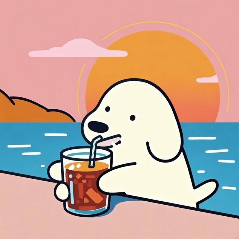 Hình avatar cảnh dễ thương gam màu