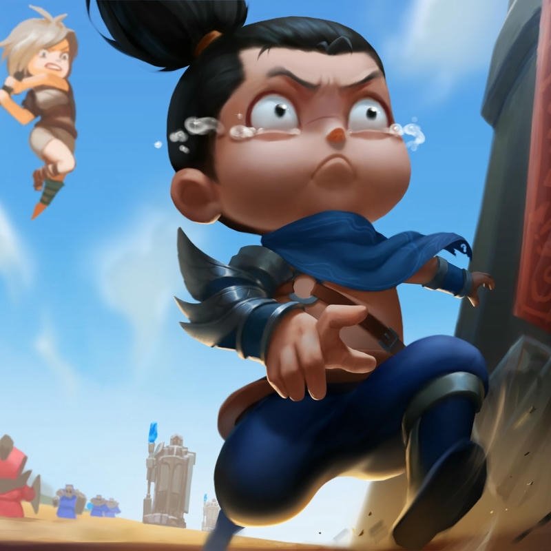 Hình avatar nhân vật yasuo phong thái lạnh lùng