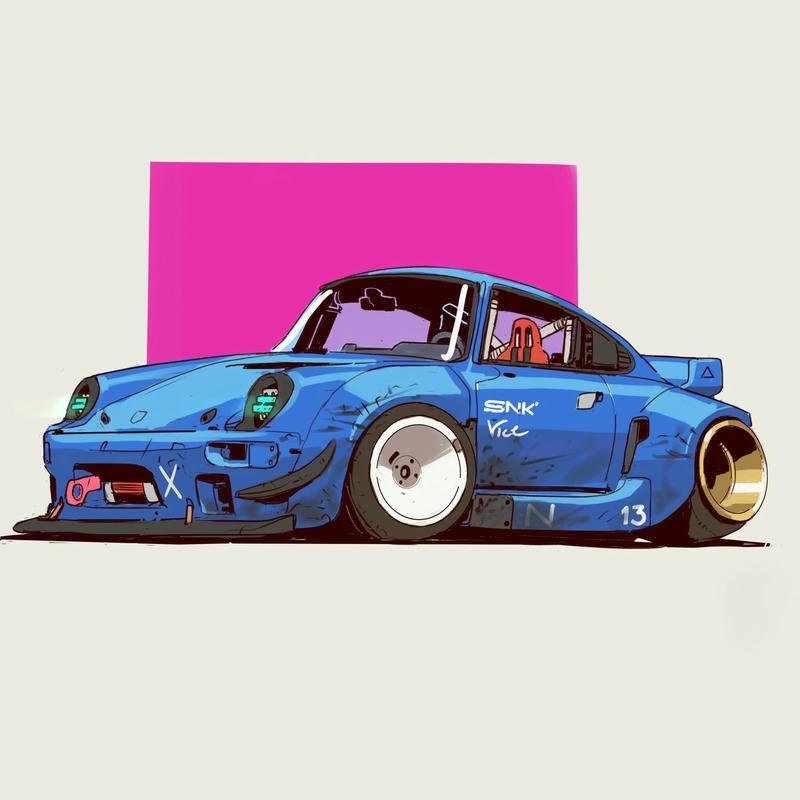 Hình avatar xe ô tô đầy bản sắc