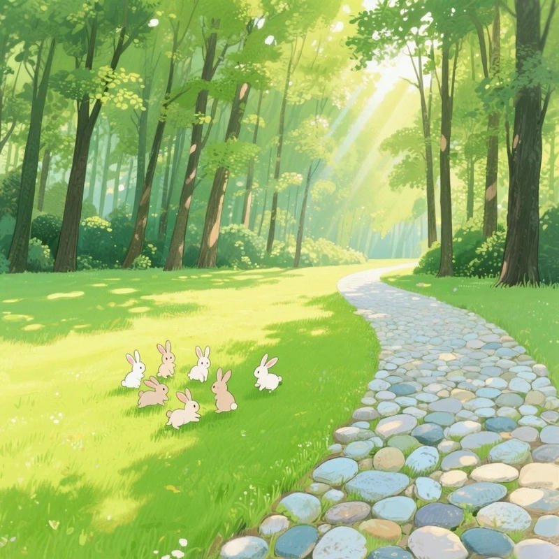 Hình đại diện cảnh cute màu sắc tươi