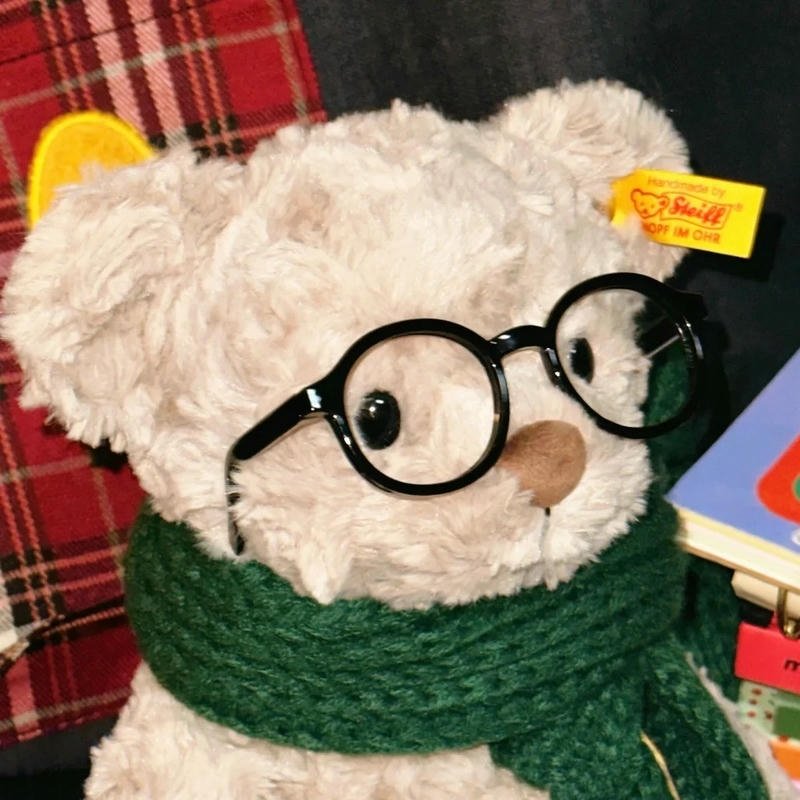 Hình đại diện gấu bông có kính cực ngộ nghĩnh