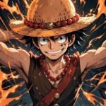 Hình nền Luffy 3D anime mạnh mẽ