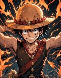 Hình nền Luffy 3D anime mạnh mẽ