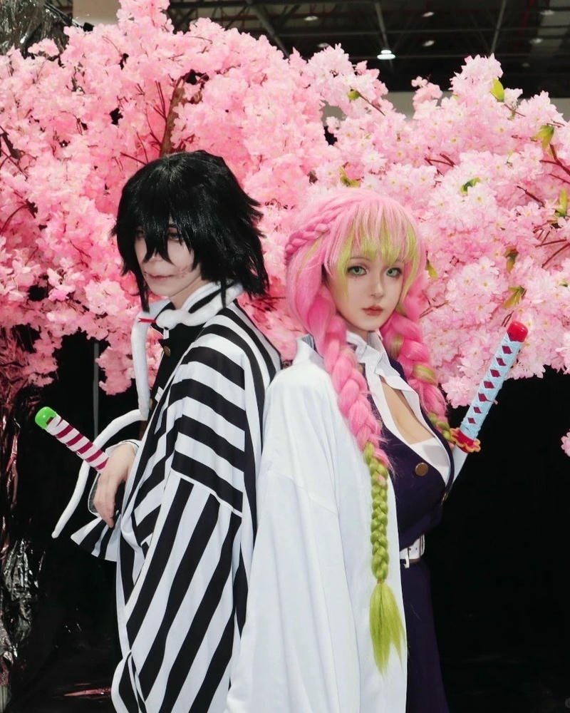 Hình nền cosplay kimetsu no yaiba nổi bật