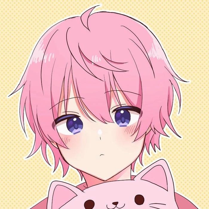 Hình nền hiha cute đội mũ mèo hồng nhỏ nhắn xinh xắn