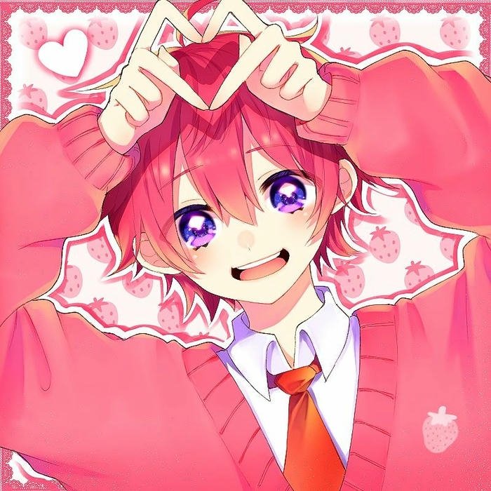 Hình nền hiha cute giơ tay tạo hình trái tim trên đầu