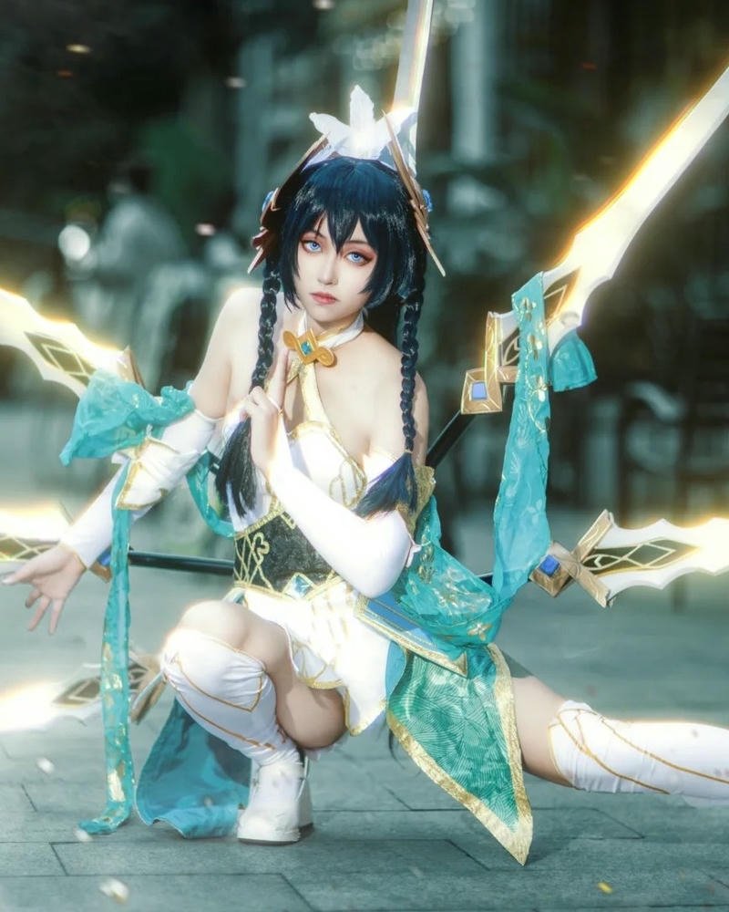 Irelia cosplay diện mạo cá tính giàu ấn tượng