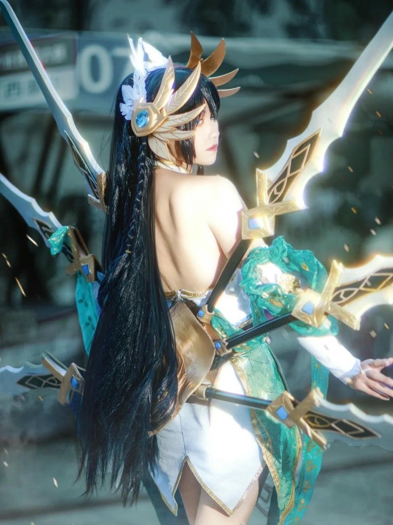 Irelia cosplay vẻ ngoài mạnh mẽ đầy thu hút
