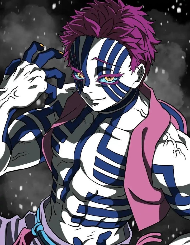 Khoảnh khắc Akaza chuẩn bị tung đòn quyết định