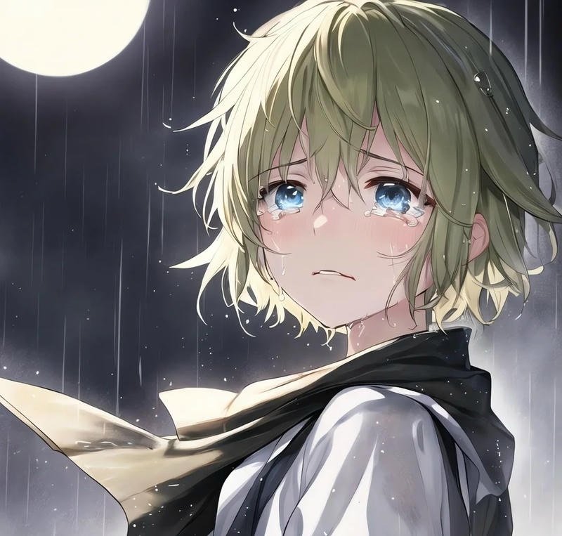 Khoảnh khắc buồn của nhân vật trong anime tình cảm