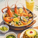 Món tráng miệng anime với phong cách dễ thương