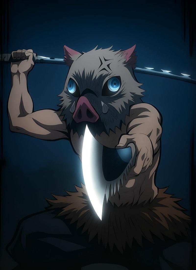 Nhân vật Inosuke trong thanh gươm diệt quỷ nổi bật