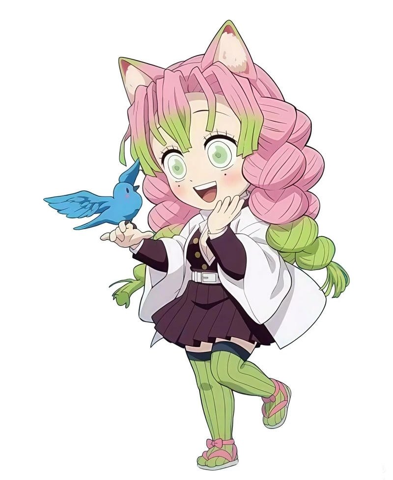 Nhân vật nữ trong anime với vẻ đẹp dịu dàng