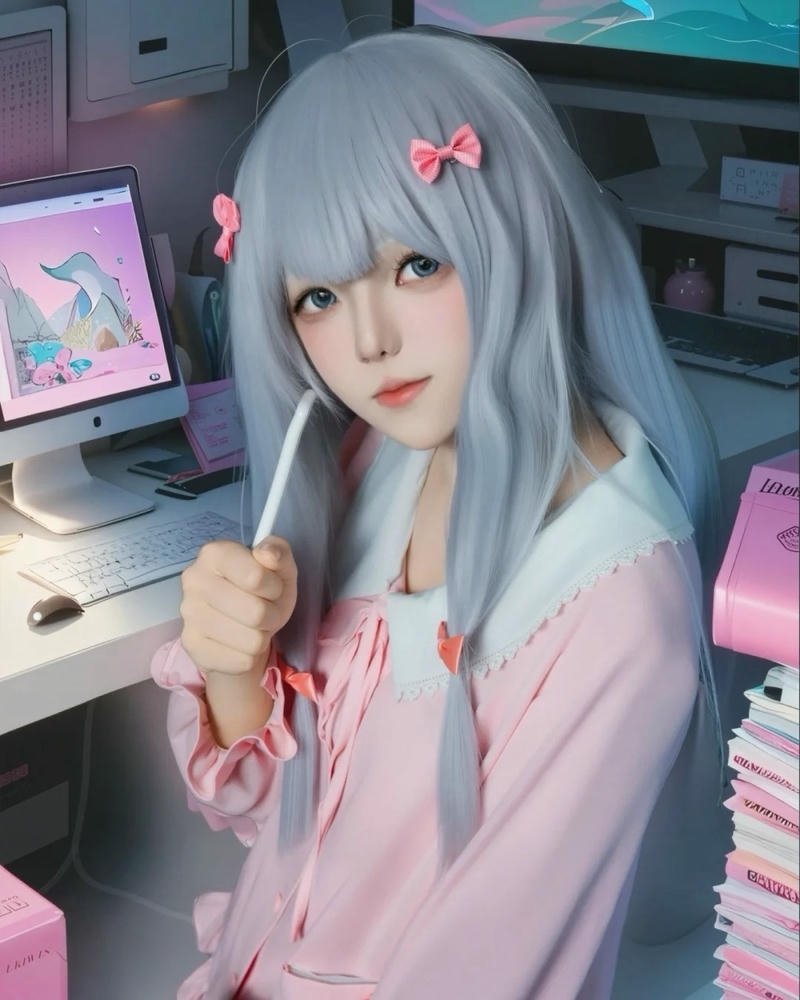 Sagiri cosplay diện mạo tươi sáng giàu cuốn hút