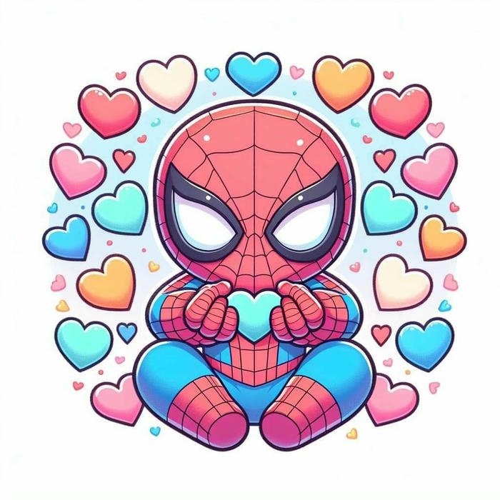 Spider man chibi diện mạo đáng yêu nổi bật