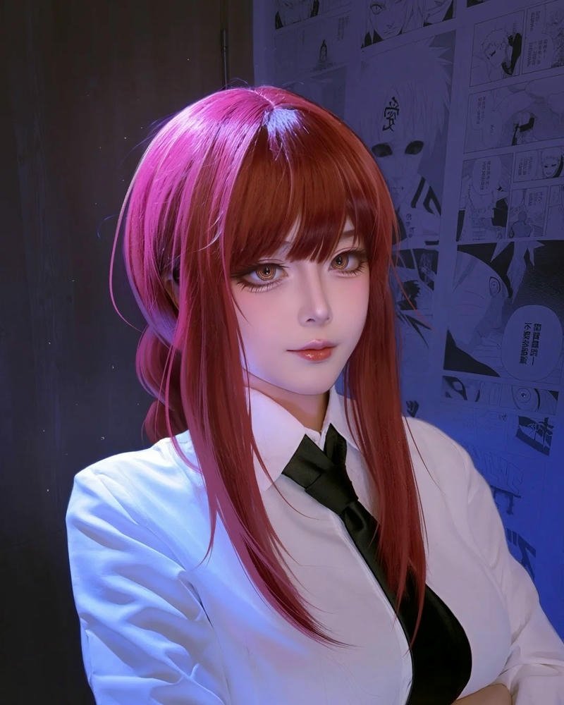 Tạo hình Makima hóa thân chuẩn phong cách đặc trưng