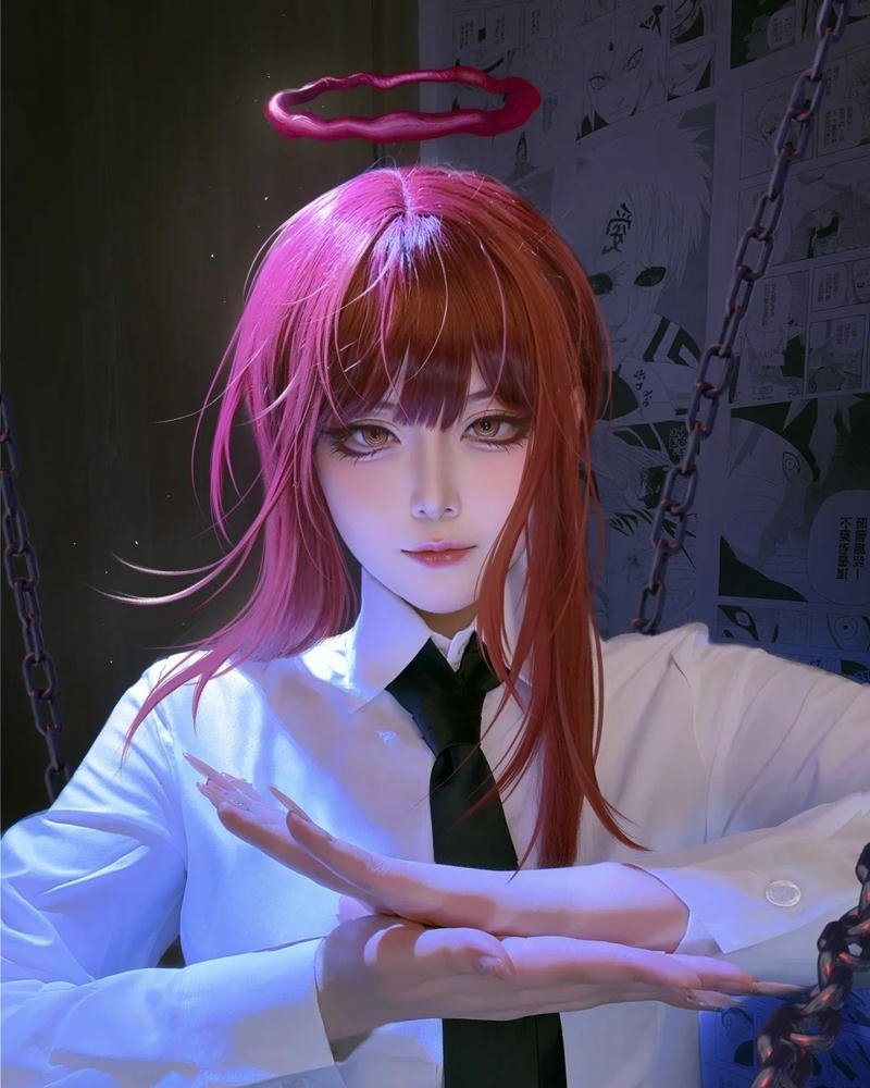 Trang phục Makima cosplay thể hiện nét cá tính nổi bật