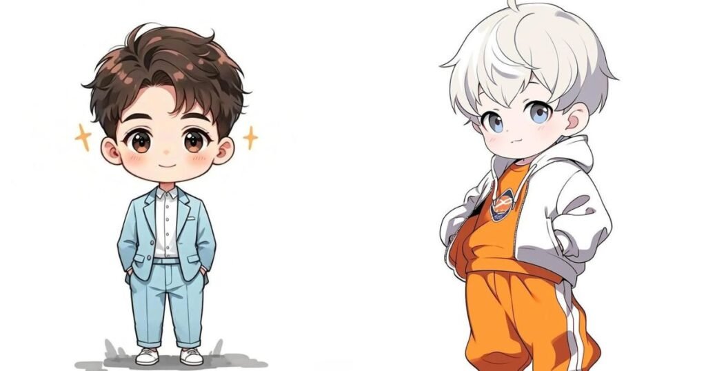 ảnh anime nam chibi thumbnail