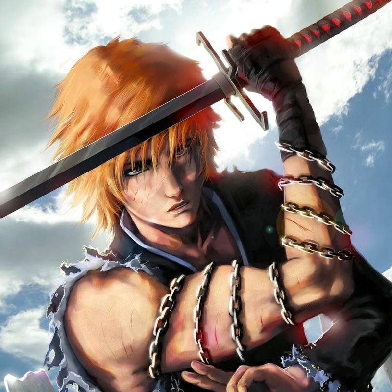 Ảnh Ichigo phong cách cá tính với nét vẽ ấn tượng