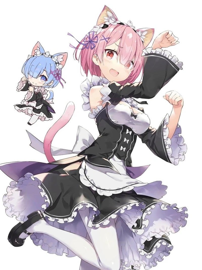 Ảnh Ram Rem 4K với hiệu ứng ánh sáng nổi bật