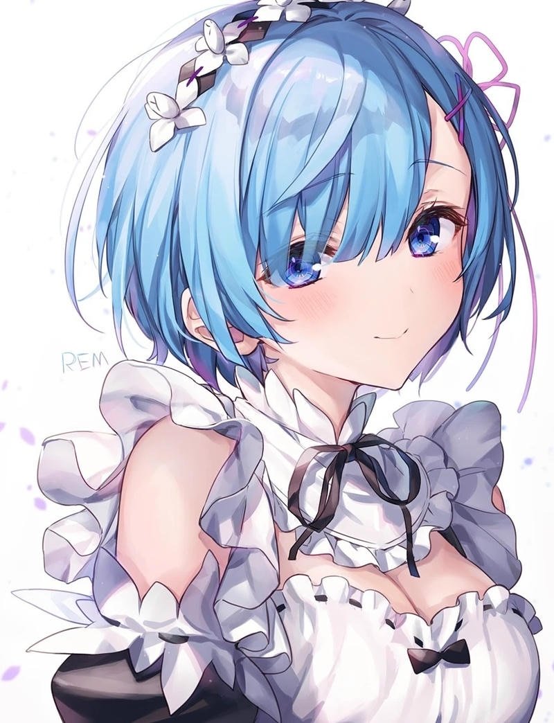 Ảnh Ram Rem Zero với ánh nhìn dịu dàng